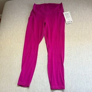 Lululemon Ripened Raspberry Align Leggings HR 25” with Pockets